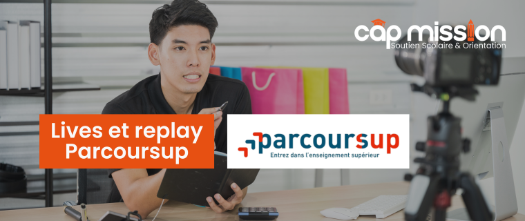 Live et replay pour comprendre la procédure Parcoursup